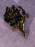Enamel Cornflower Pin