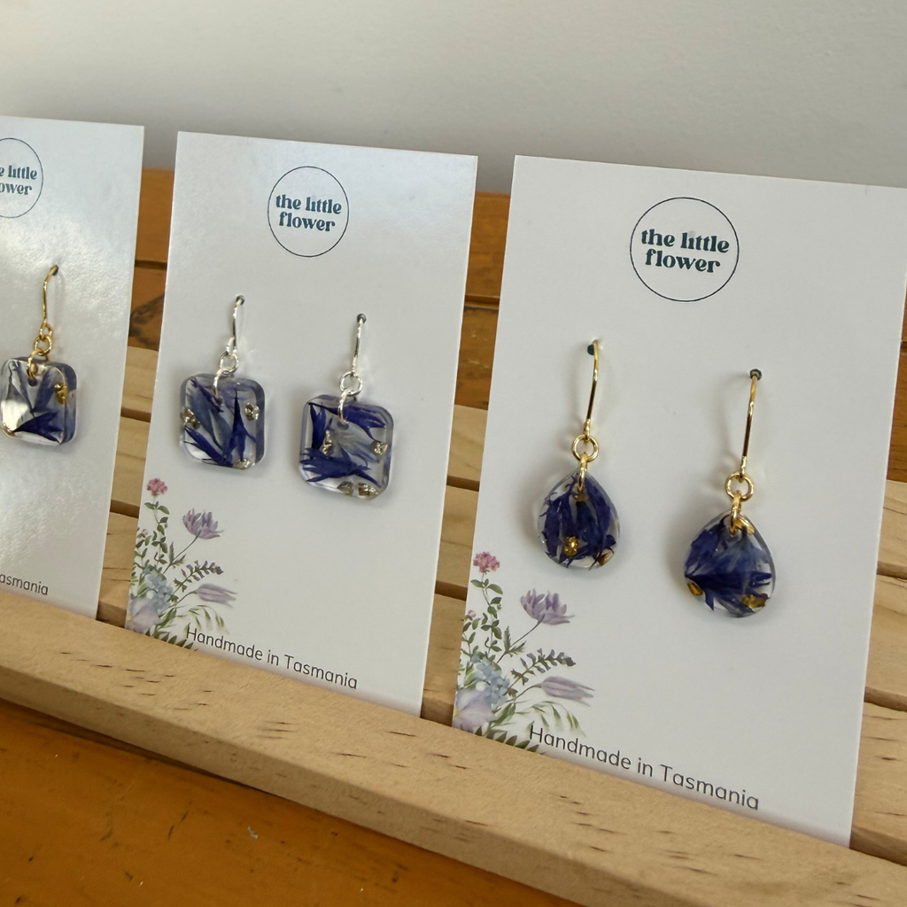 Cornflower Earrings
